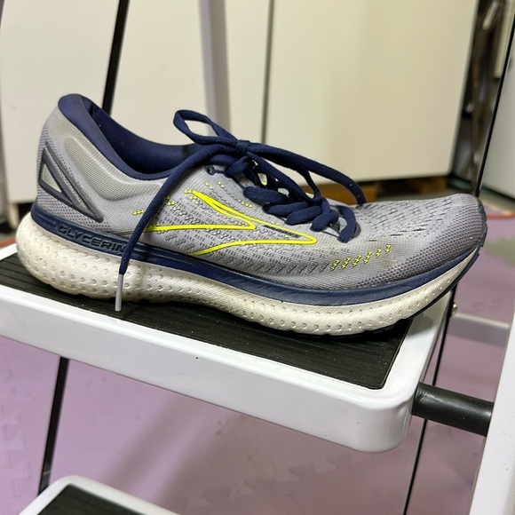 Brooks Glycerin 19 Light Purple Blue Nightlife Running Shoes Womens 8 - Picture 5 of 13